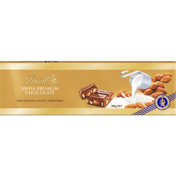 Chocolate Lindt Gold com amendôa 300g