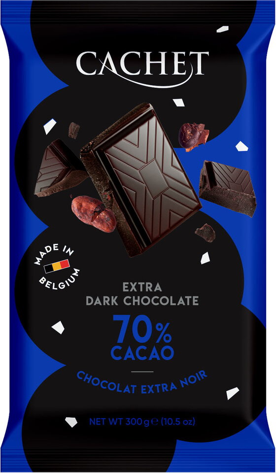 Chocolate cachet chocolate negro 70%