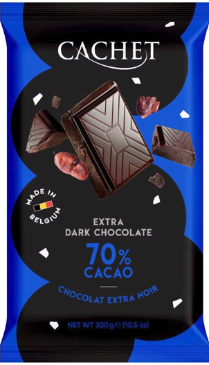 Cachet Chocolate Negro 70% Cacau 300g