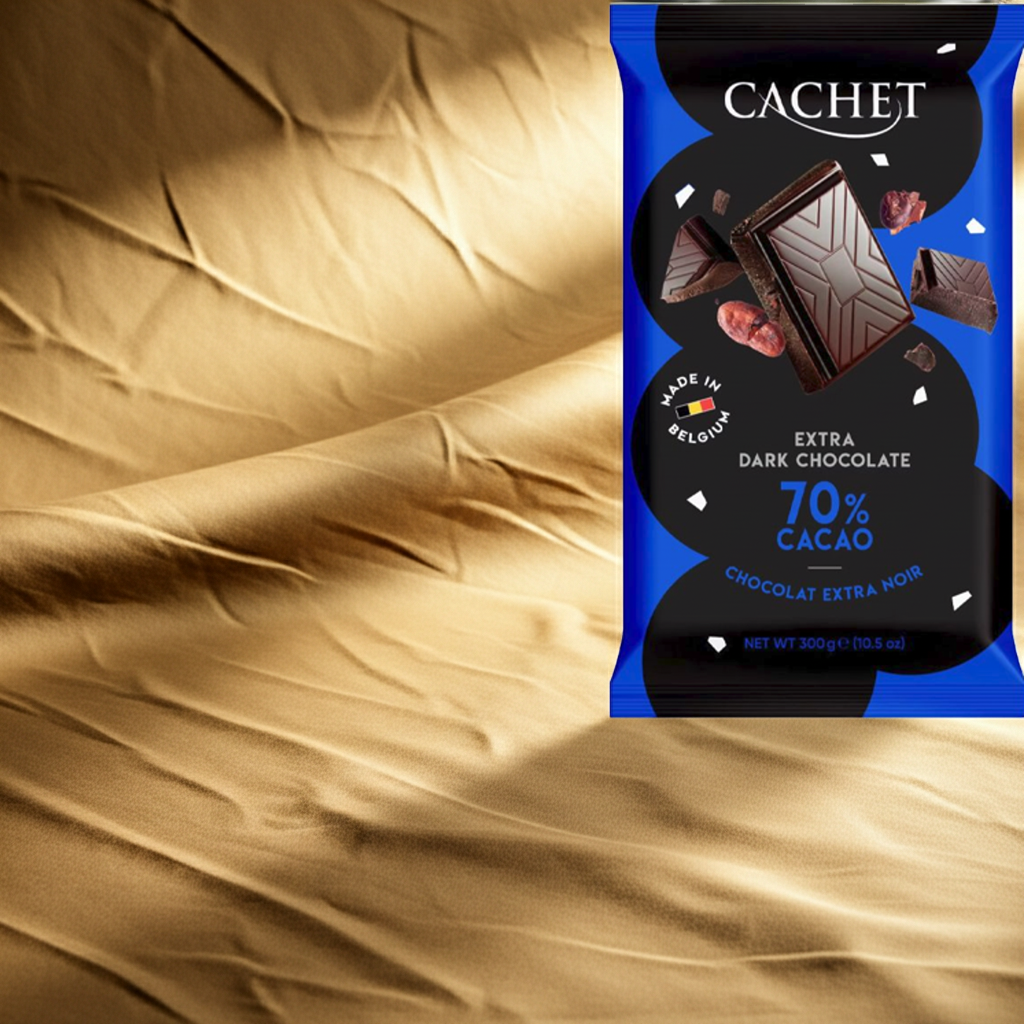 Cachet Chocolate Negro 70% Cacau 300g