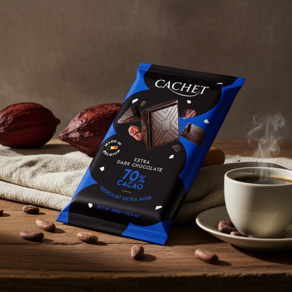 Chocolate cachet chocolate negro 70%