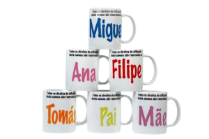 Caneca c/ nome personalizado
